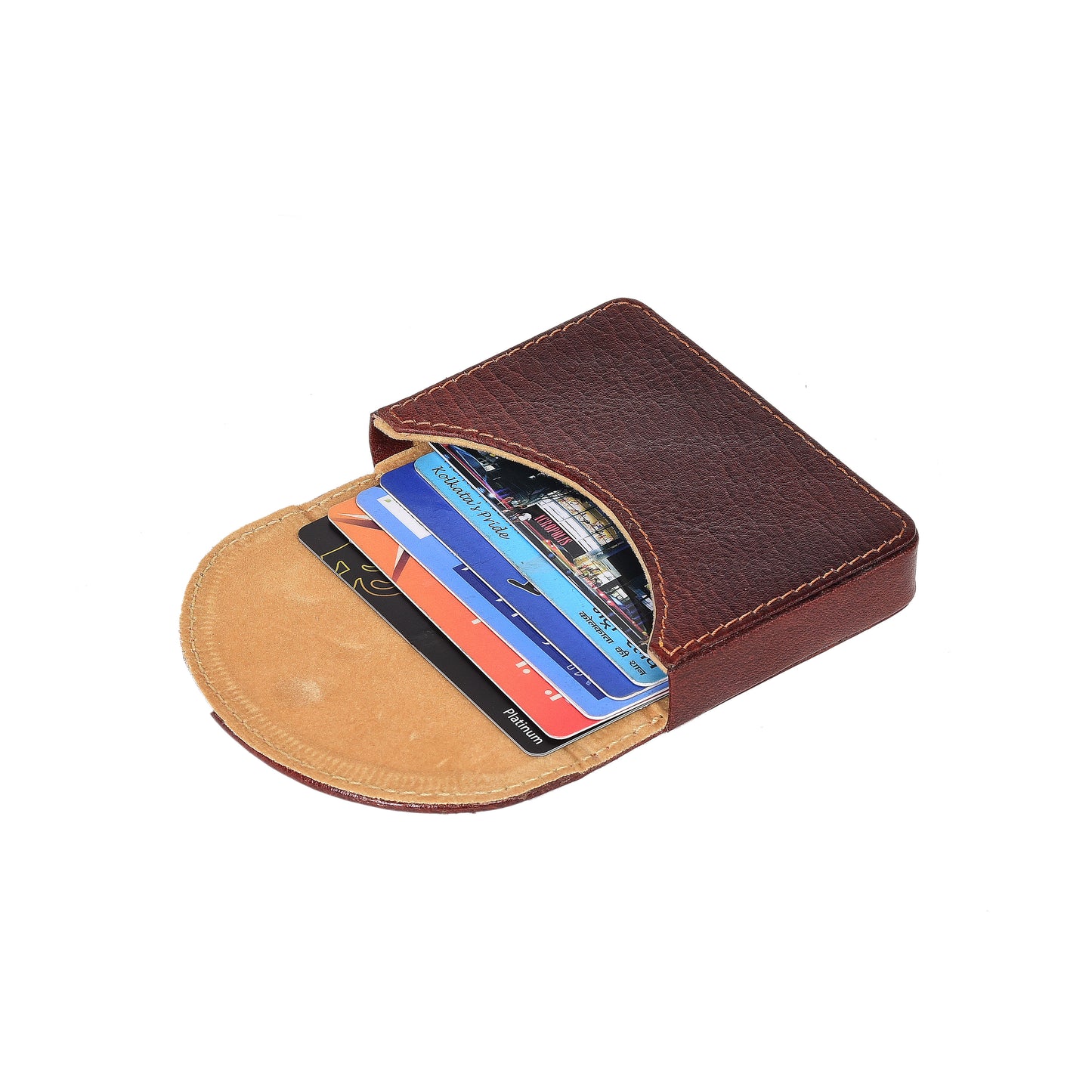 Genuine Leather Credit Card Holder Business Card Organizer Leather Card Case