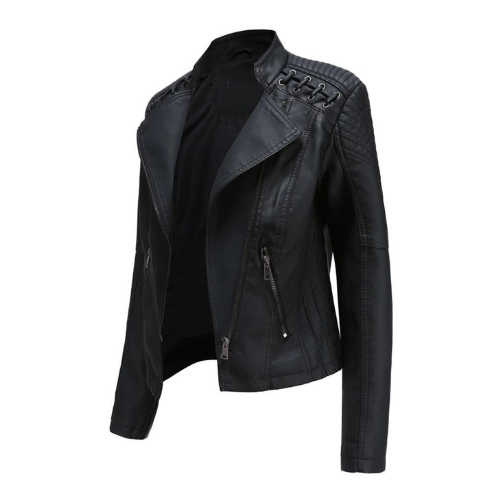 Leather Jacket For Women Biker Jacket Lambskin Leather Cropped Jacket Leather Coat Slim Fit Leather Jacket | Christmas Gift for Women