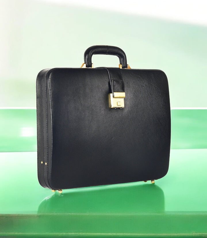 Leather Briefcase for Men - Office Handbag - Doctor Briefcase