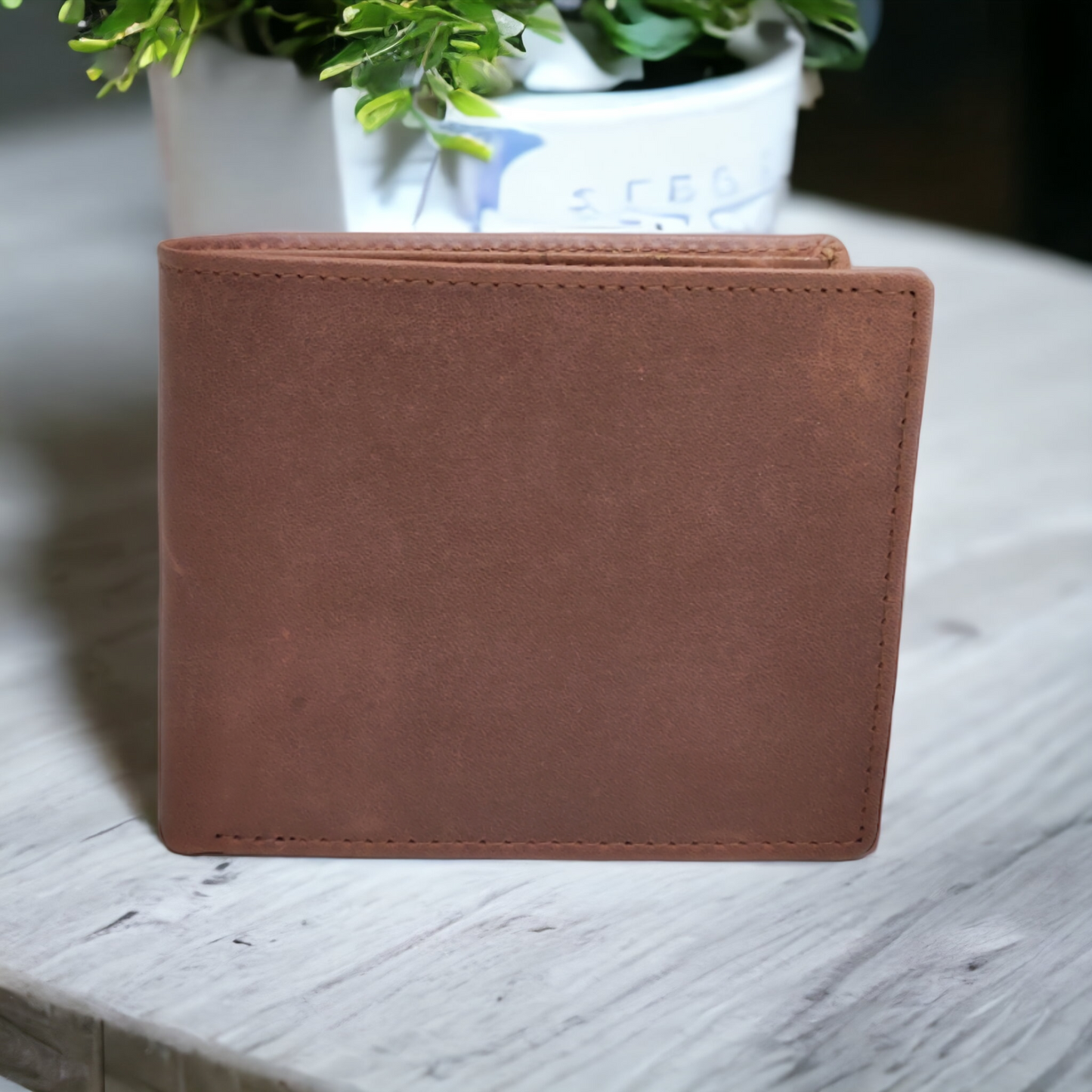 LINDSEY STREET Genuine Leather Wallet for Men | Leather Money Bag | Gift for Him