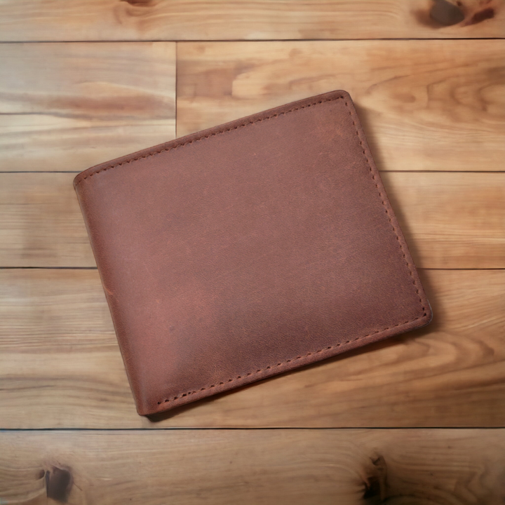 LINDSEY STREET Genuine Leather Wallet for Men | Leather Money Bag | Gift for Him