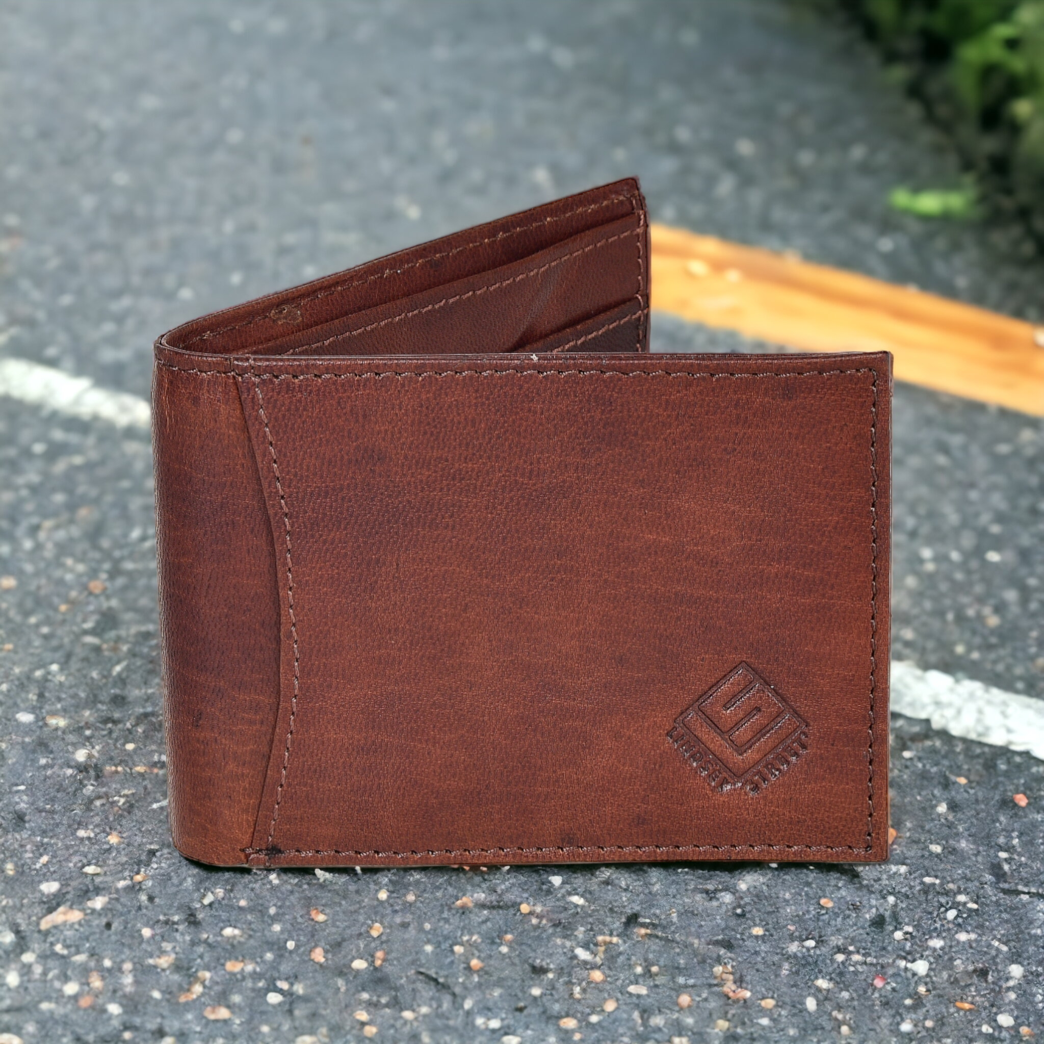 Crazy Horse Flap Wallet | men's leather wallets made in USA KMM & Co.