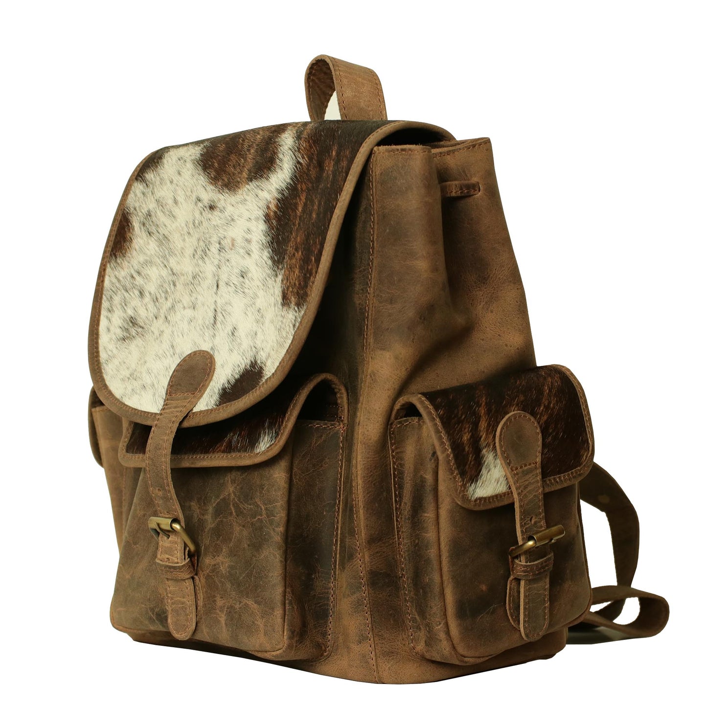 Unisex Leather Backpack for Travel, Mens Backpack, Women Backpack Leather, Traveling Leather Bag, Travel Backpack, Leather Drawstring Bag