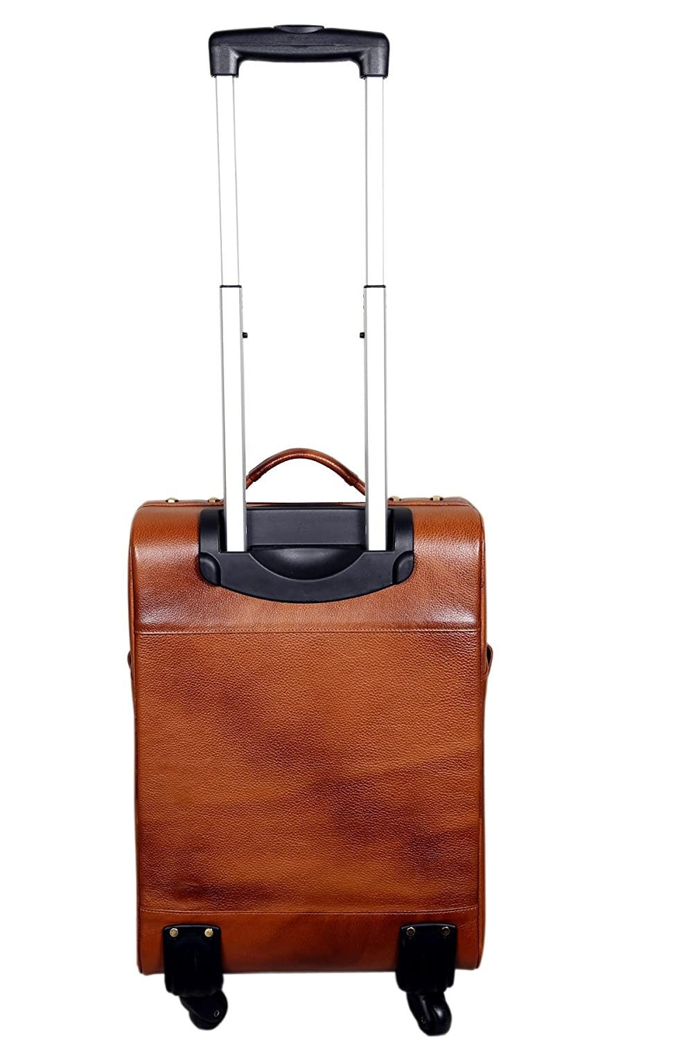 Leather rolling luggage Bag | Trolley Bags rolling luggage | suitcase On  Wheels | eBay