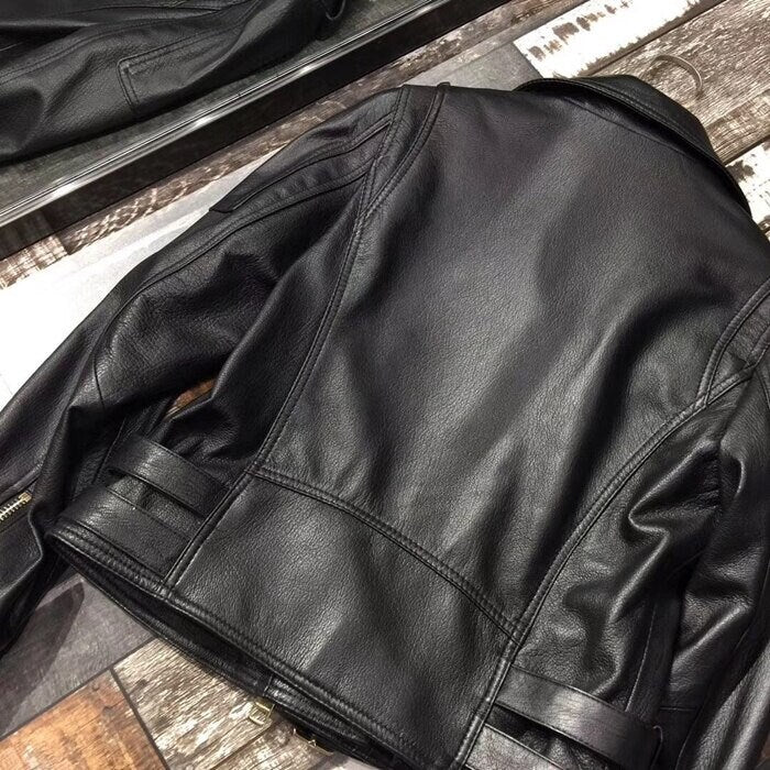 Sheep Skin Leather Jacket For Womens Slim Fit Leather Jacket Biker Jacket For Female Cropped Stylish Custom Made Leather Jacket Leather Coat