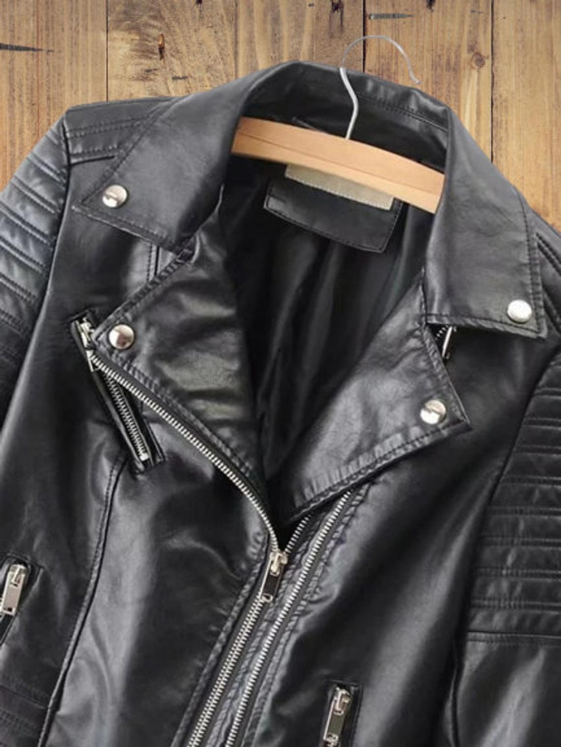 Leather Jacket For Women's Original Lambskin Soft Leather Jacket Slim Fit Designer Biker Jacket