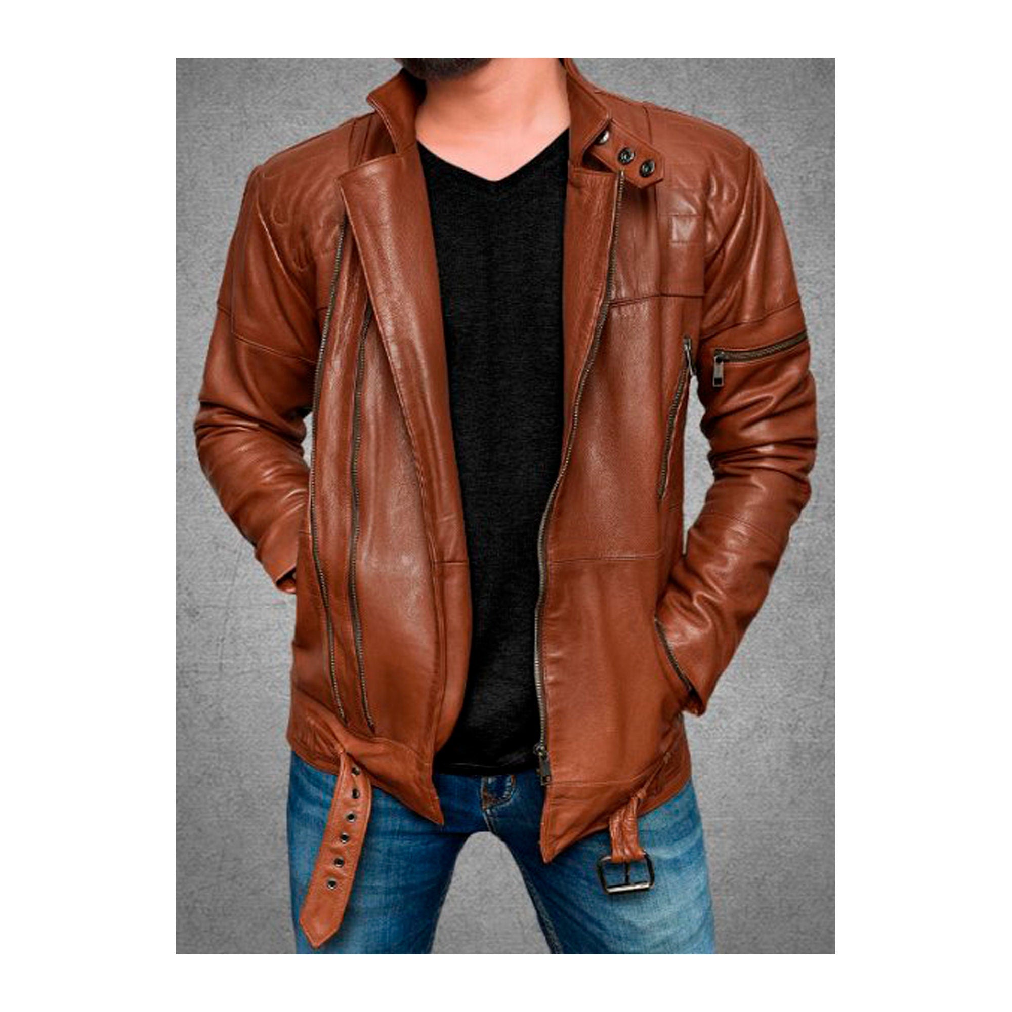 Blingsoul Leather Jackets For Men - Real Lambskin Colombia | Ubuy