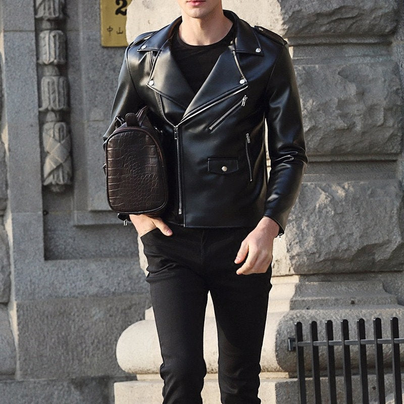 Premium Quality Soft Lambskin Leather jacket for Mens Soft Leather Bik –  LINDSEY STREET