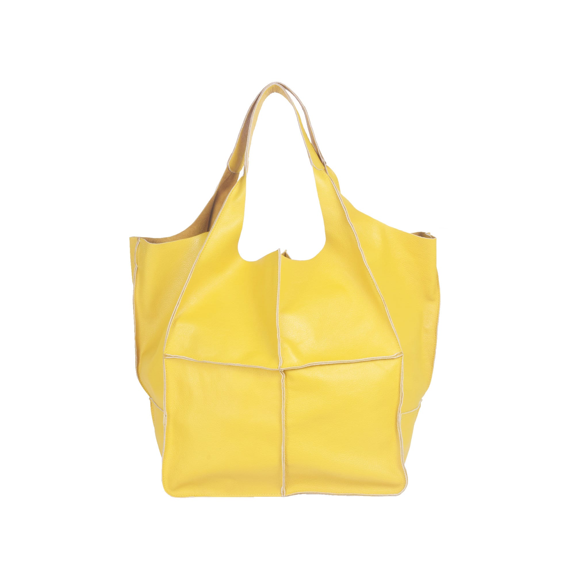 🌟HP🌟🦋Bright Yellow Handbag Purse Over the Shoulder Handle Bag Summer  Spring | Yellow handbag, Vegan leather bag, Black leather crossbody bag
