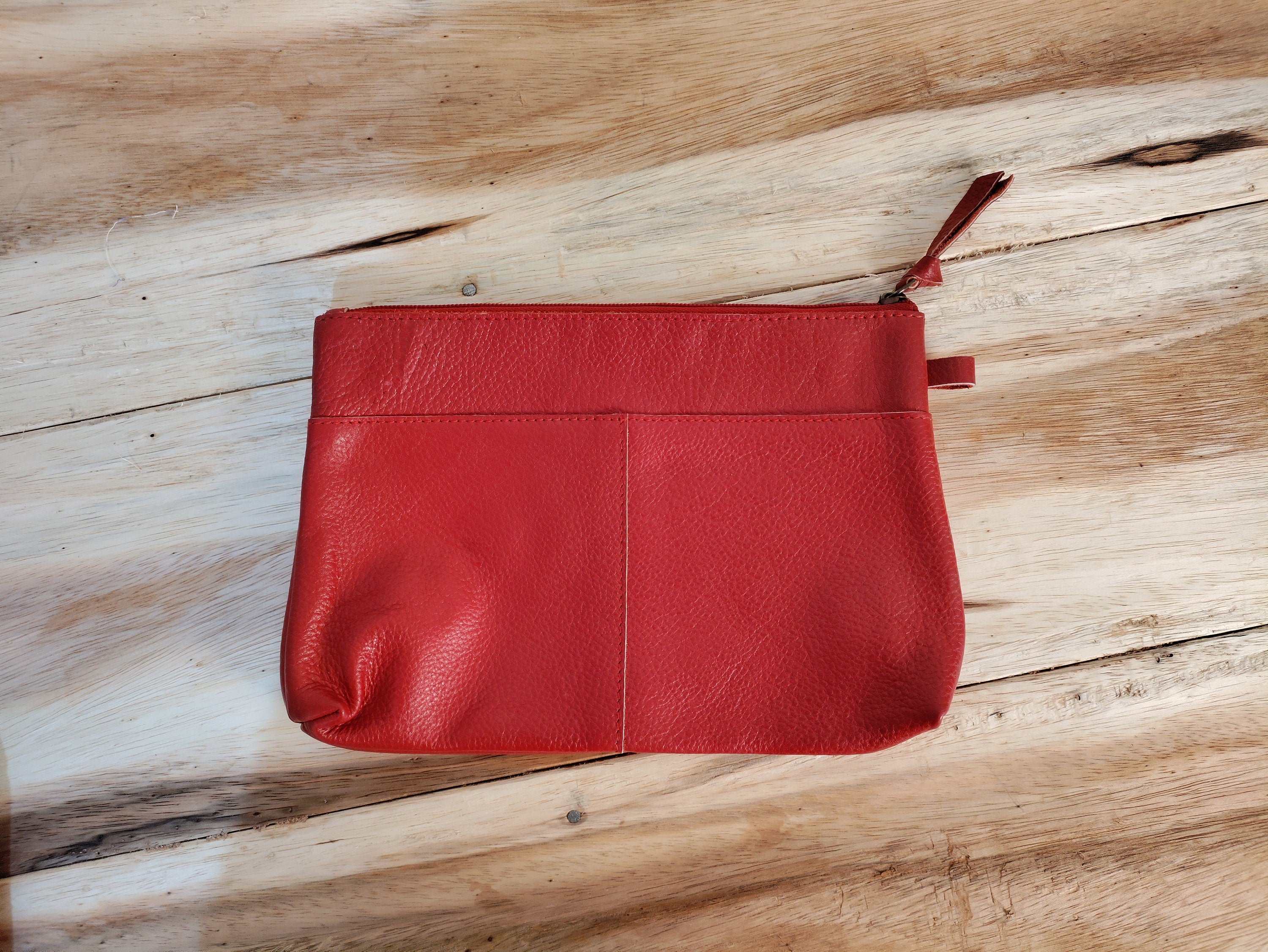 Weathered Brown Cosmetic Pouch – Freshly Picked
