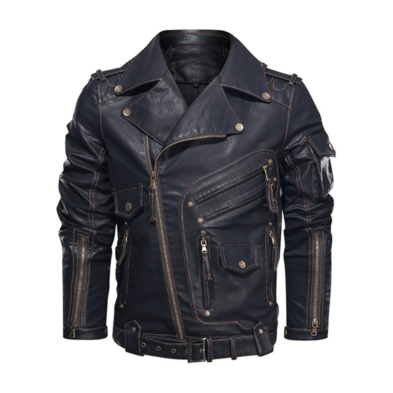 Simone Rocha metallic-leather Biker Jacket - Farfetch