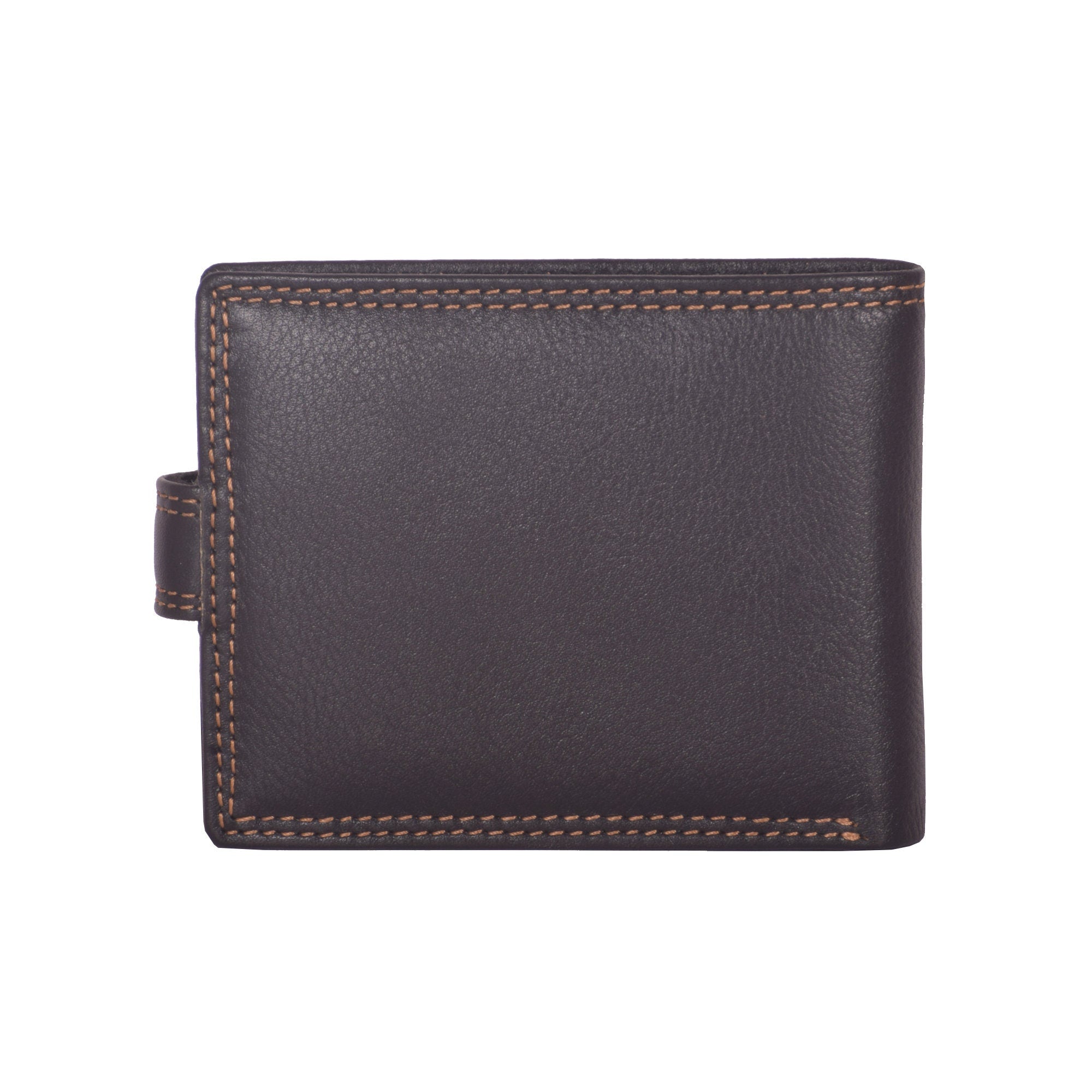 Contact's Genuine Crazy Horse Leather Vintage Trifold Men's Wallet