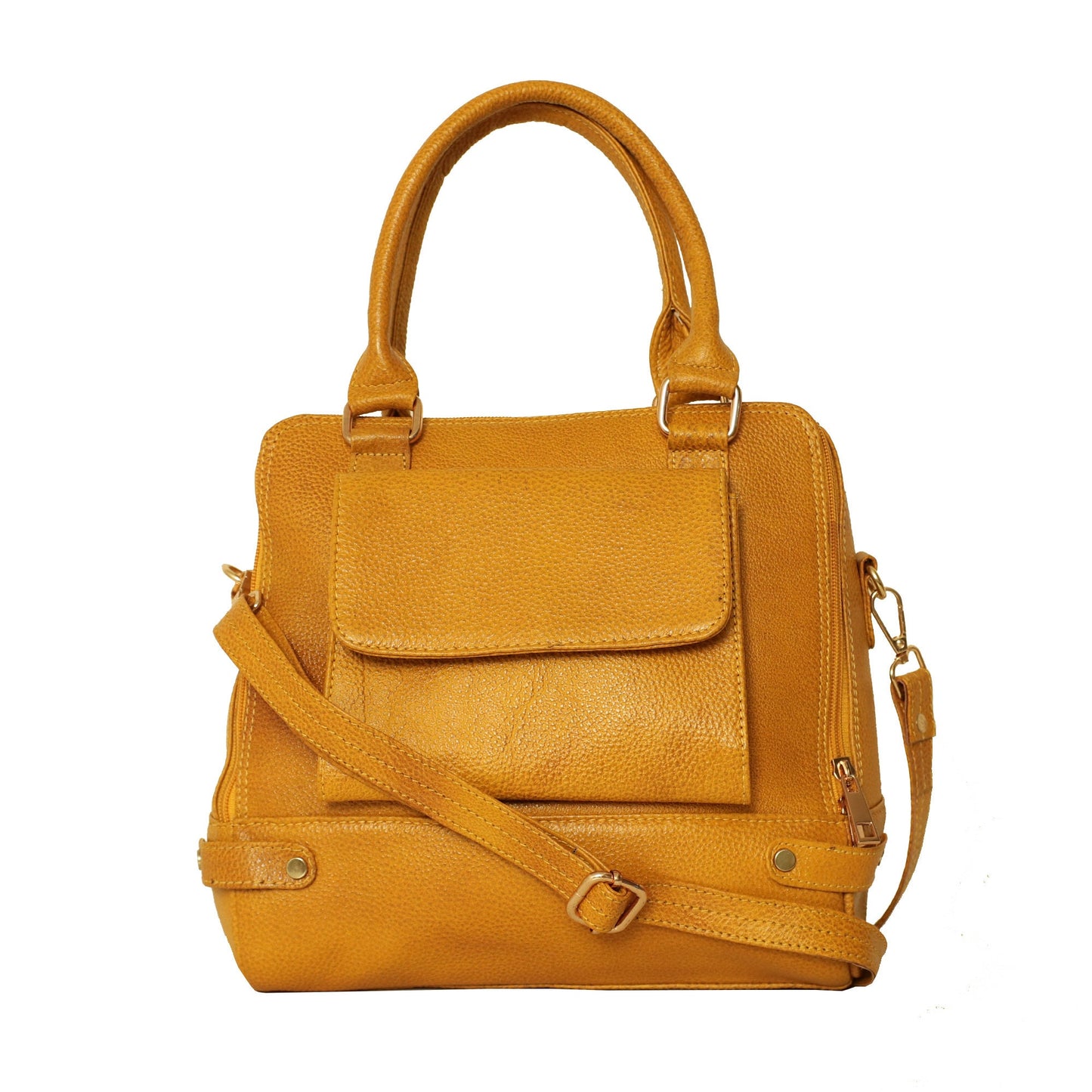 Yellow Leather Handbag for Women's Party Handbag Long Handle Crossbody Bag for Women Gift for Her Everyday Handbag Satchel Bag