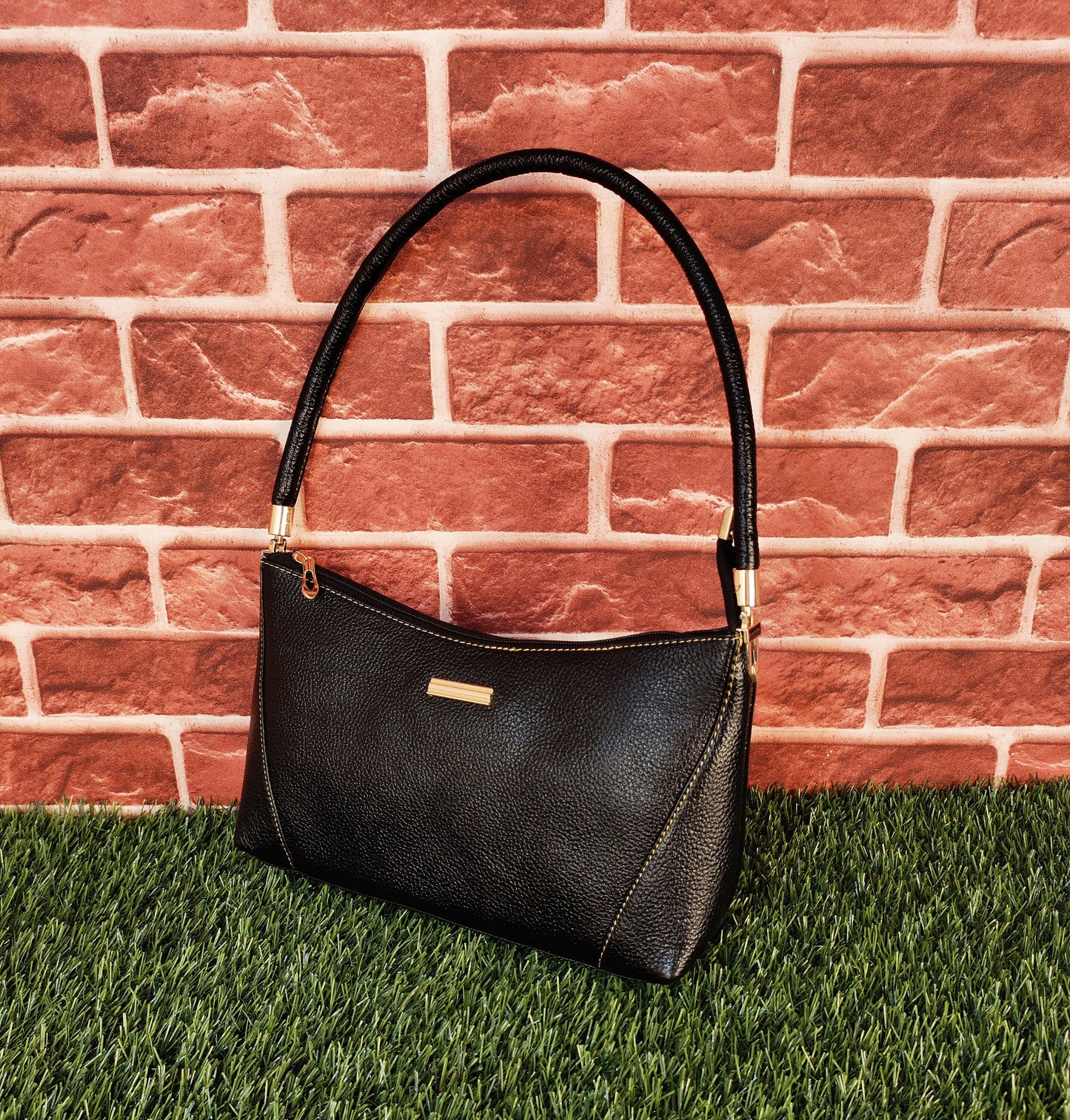 Black Leather Hobo Bag for Women's Leather Shoulder Bag, Shoulder Purse, Soft Leather Bag, Every Day Bag for Girls, Party Bag, Gift for Her