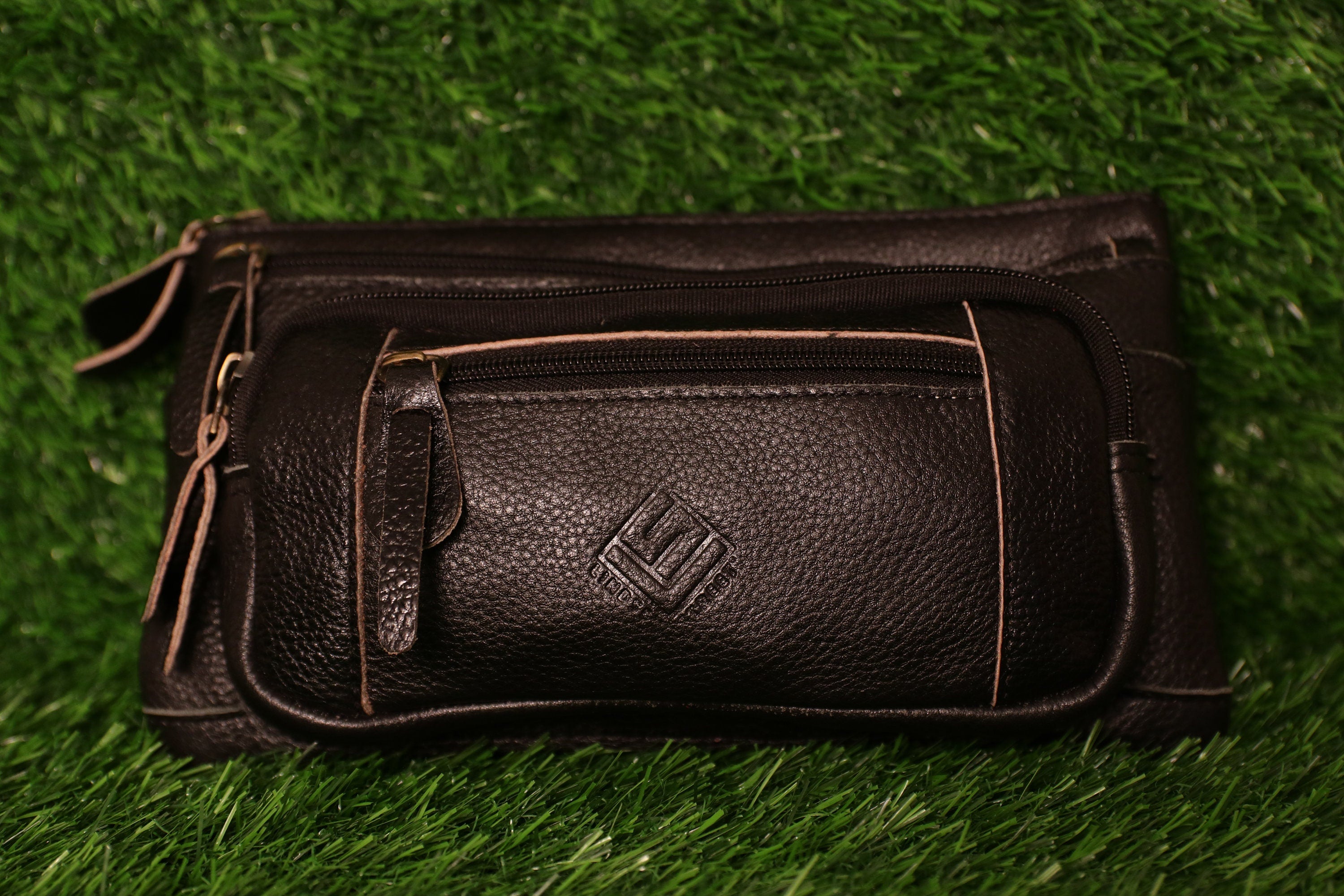 Light Brown Leather Fanny Pack Adjustable Strap Travel Hip Bum bag Purse  wallet | eBay