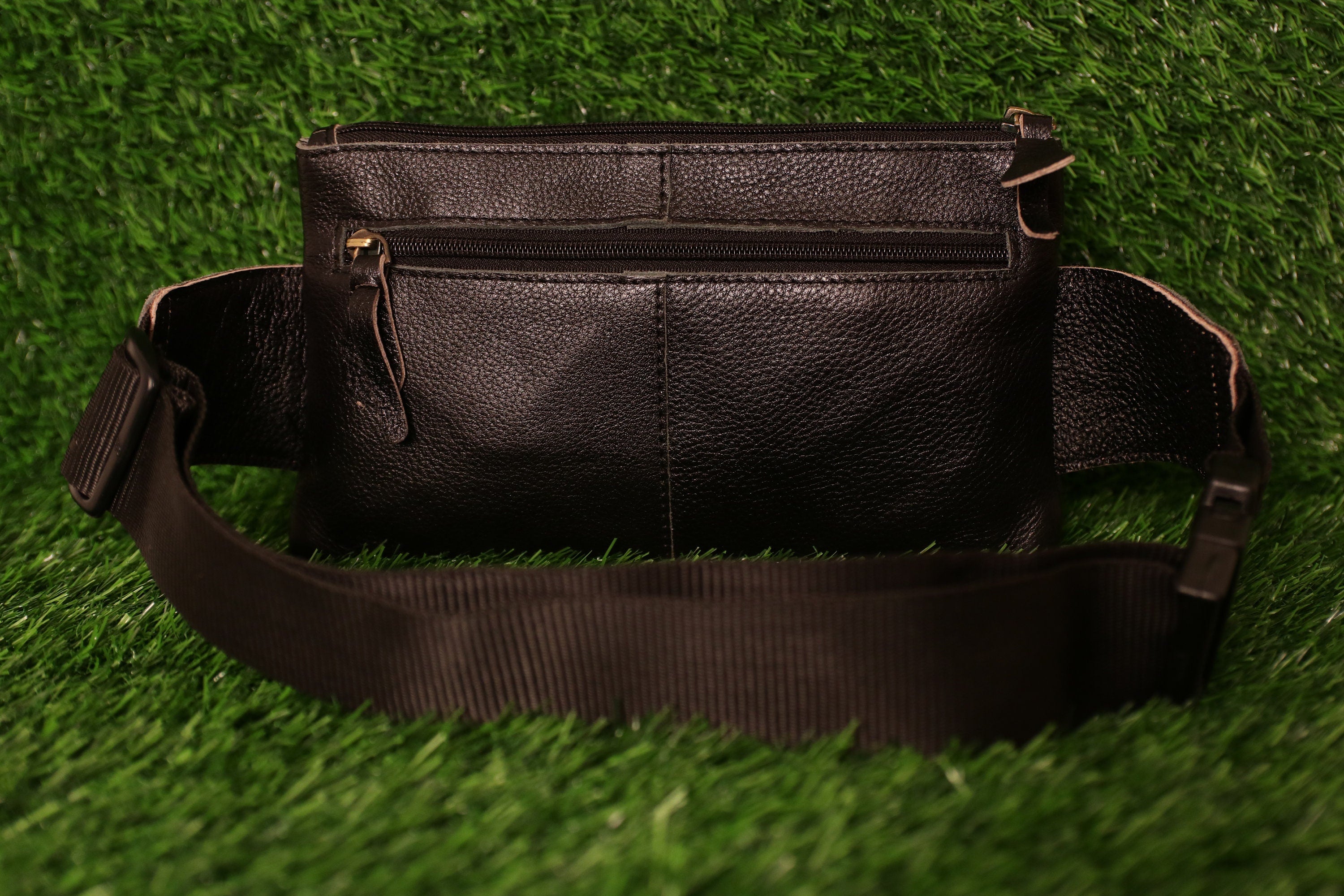 NISUN Canvas Outdoor Tactical Waist Belt Bag, Molle Belt Waist Pouch  Security Purse for Sports, Hiking, Camping, Traveling (Brown, 18 x10.5 x4.5  cm) – Nisun