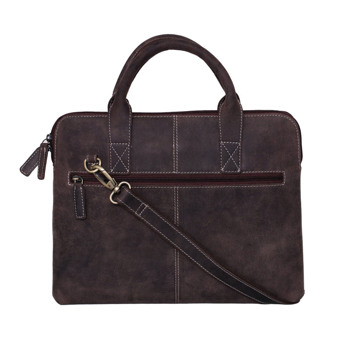 Men's Leather Laptop Briefcase, Leather office bag for Man, MacBook Leather Bag, Custom Leather Briefcase, Unisex Leather MacBook Cover